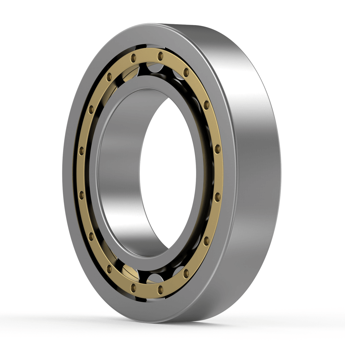 NU219 ECM/C3 SKF - Zylinderrollenlager with white background